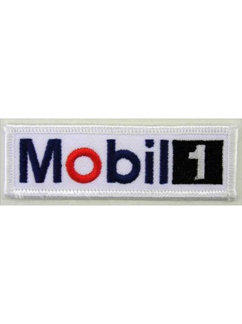 MOBIL RACING OIL & GAS EMBROIDERED PATCH #08